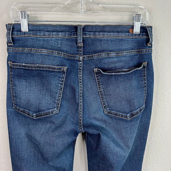 Sneak Peek Black Label Jeans Women's 30 Skinny Leg Mid Rise Distressed Stretch - Picture 4 of 7